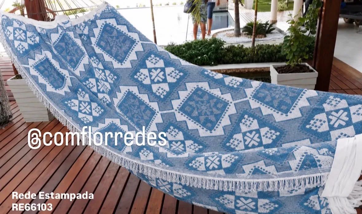 Rede de descanso Estampada - RECEBA EM CASA  - Foto 2