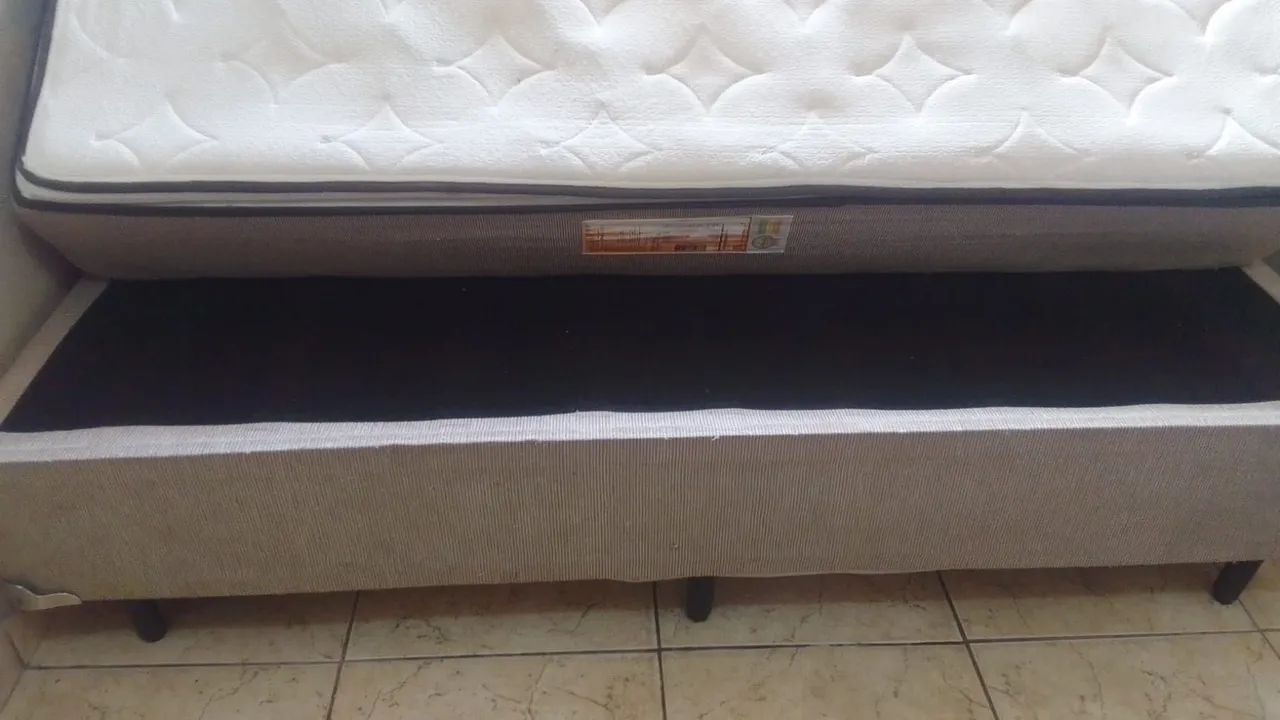 Cama box casal com colchão  - Foto 2