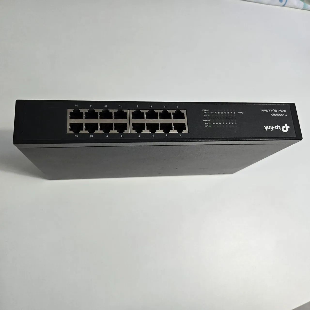 Switch Gigabit TP-Link 16 Portas TL 10/100/1000 Mbps