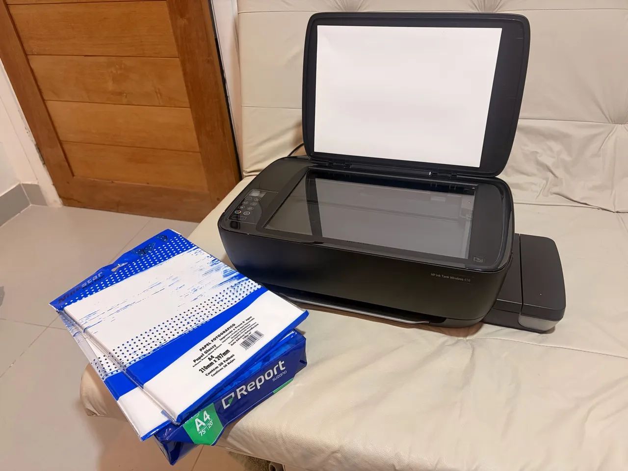 Impressora HP tank wireless 416 semi nova - Foto 2
