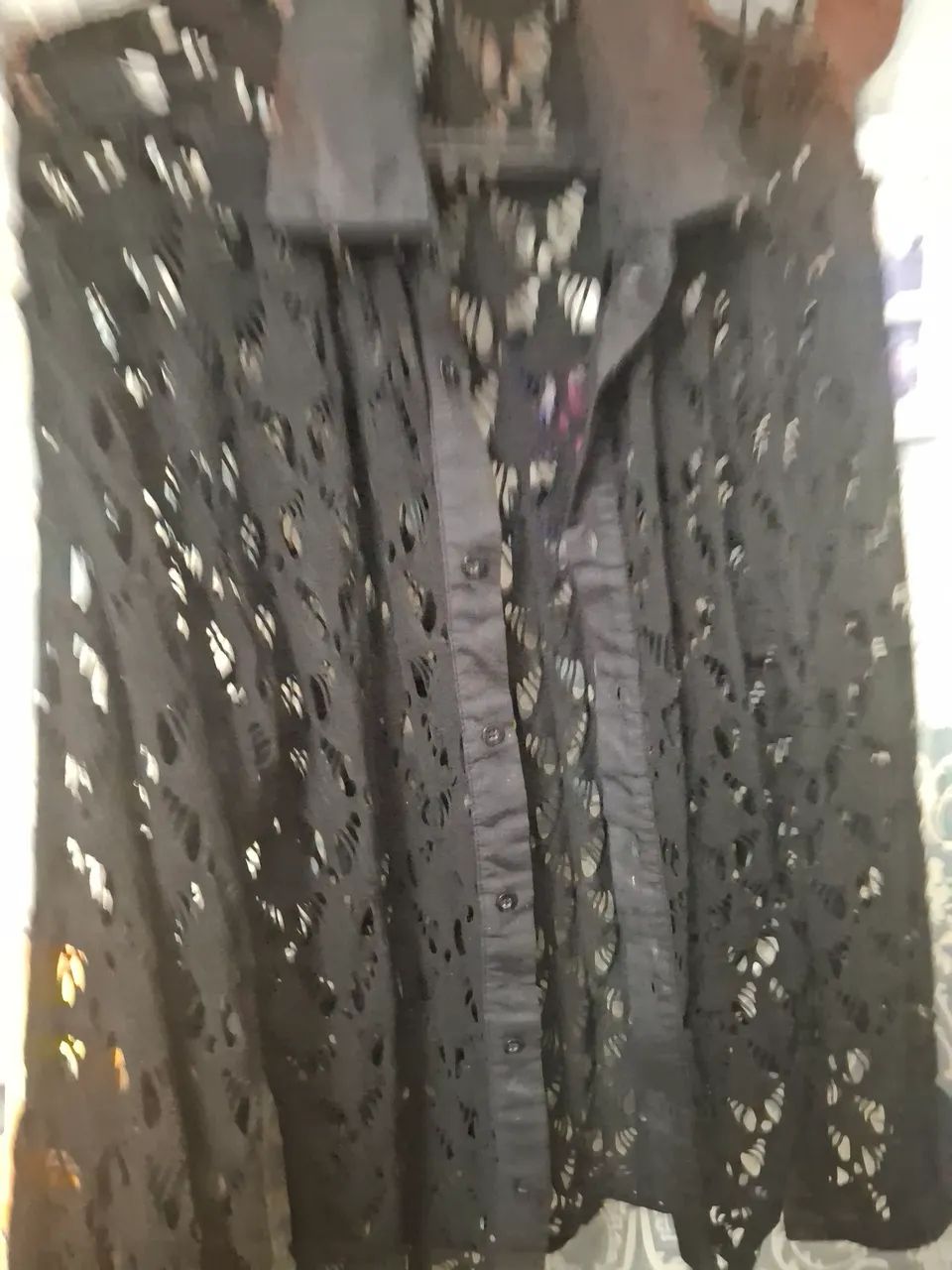 Camisa preta vasada - Foto 4