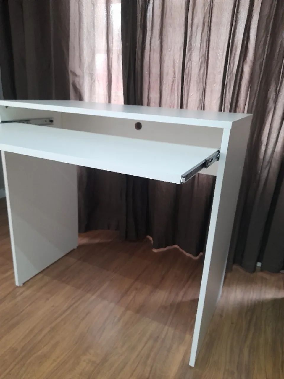 Escrivaninha em MDF com Suporte para Teclado - NOVA - Foto 2
