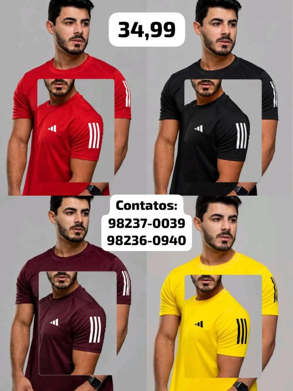 Camisas Adidas e Nike no tecido Dry fit Premium  - Foto 4