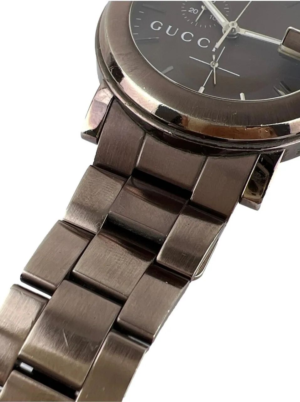 Relógio Gucci Quartzo Chrono 101M Bronze - Foto 3