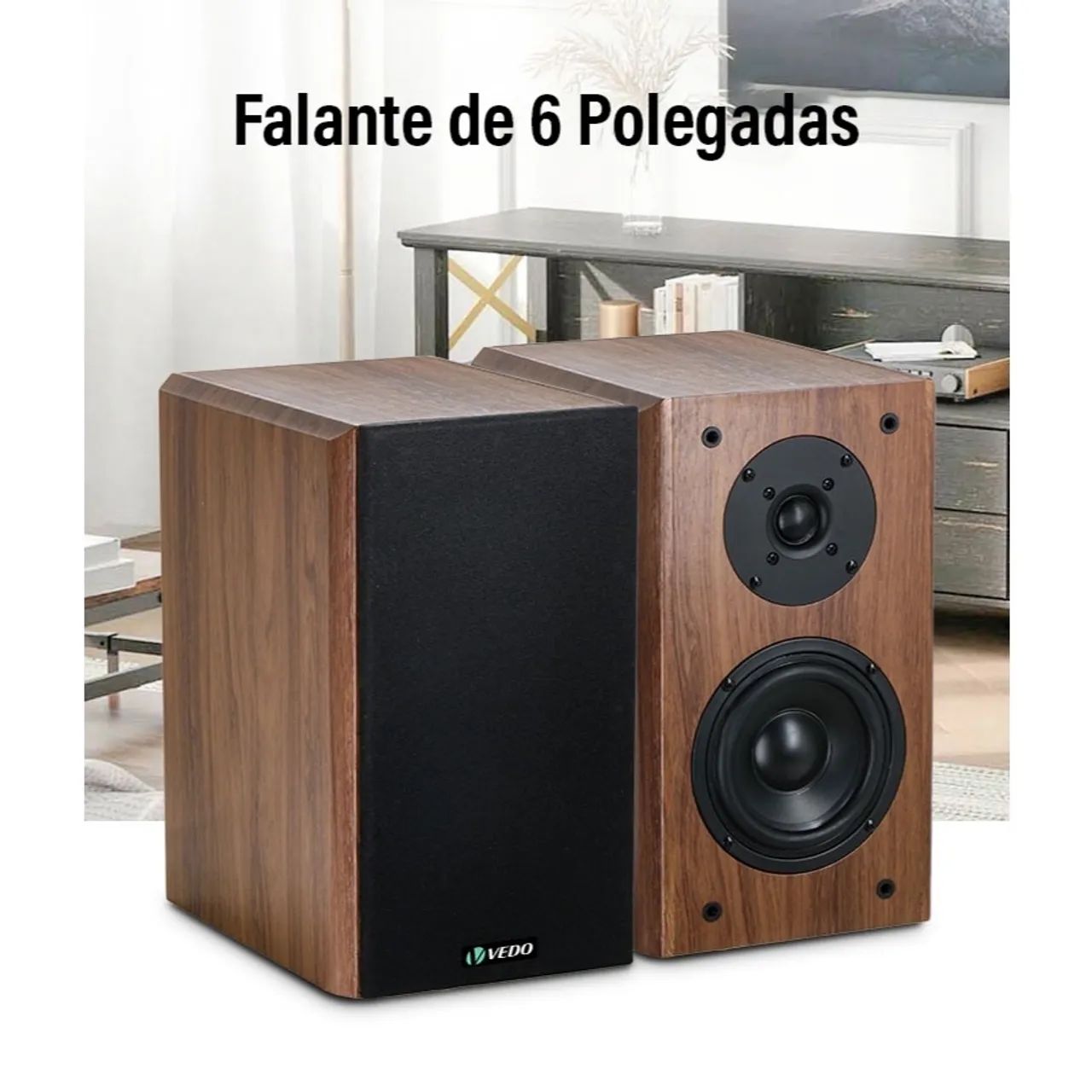 Par de caixas acústicas Vedo 