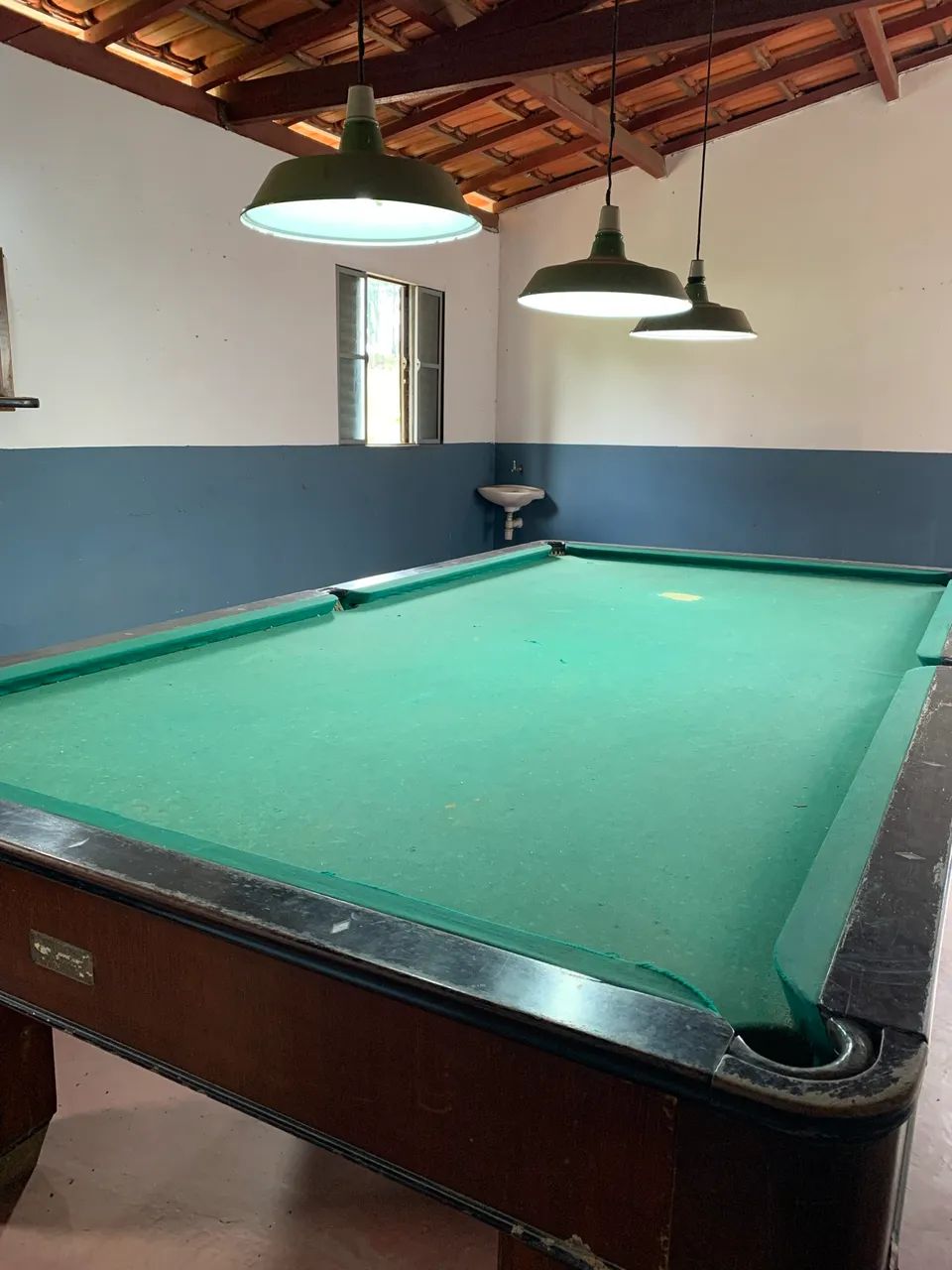 Mesa de Sinuca Antiga 
