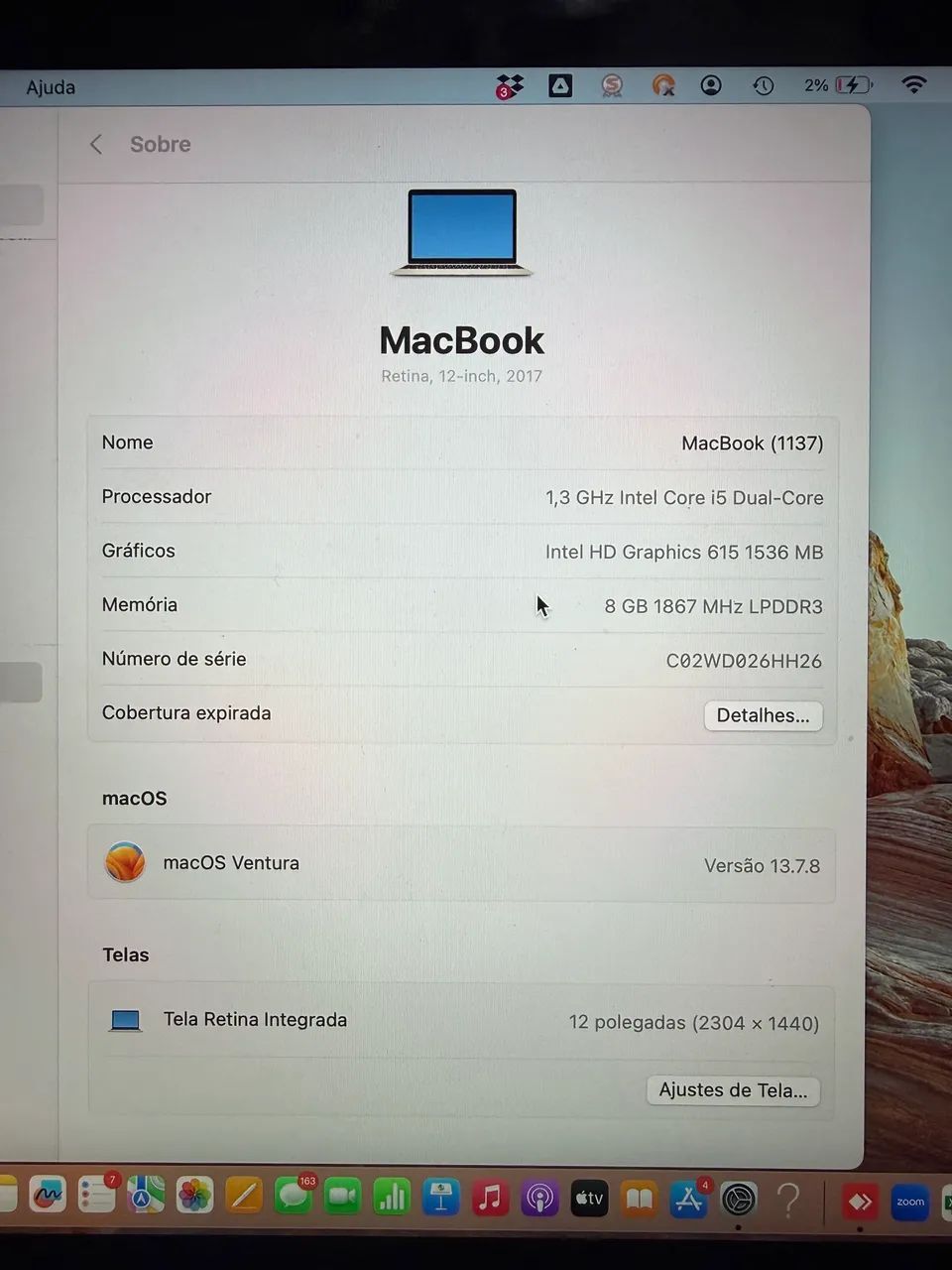 MacBook 12 polegadas 2017 512GB Rosé Gold - Foto 2