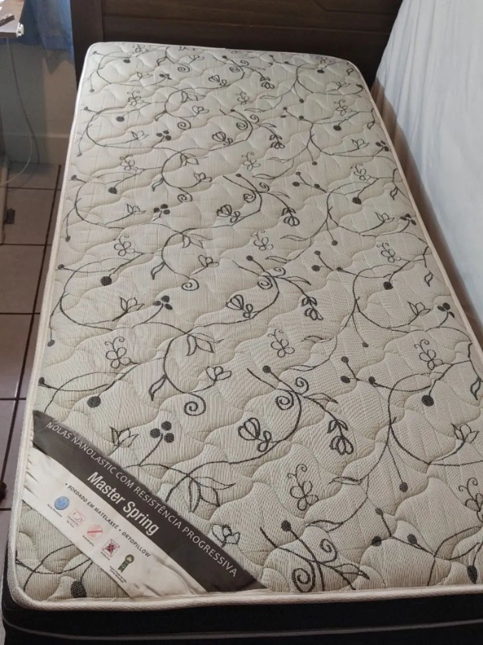 Colchão Solteiro Master Spring Ortobom com molas ensacadas