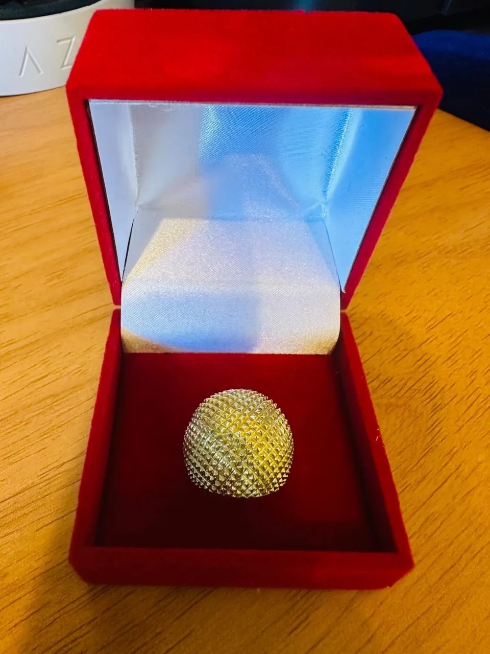 Anel ouro maciço 18k com 9 gramas - Foto 5