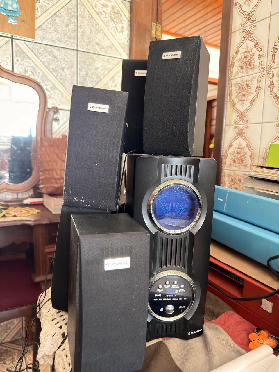 Home Theater 5.1 da marca Goldship - Foto 2
