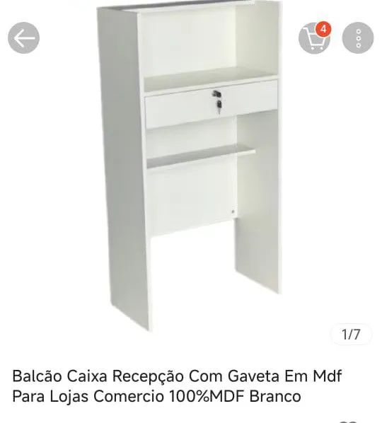 Balcão caixa 