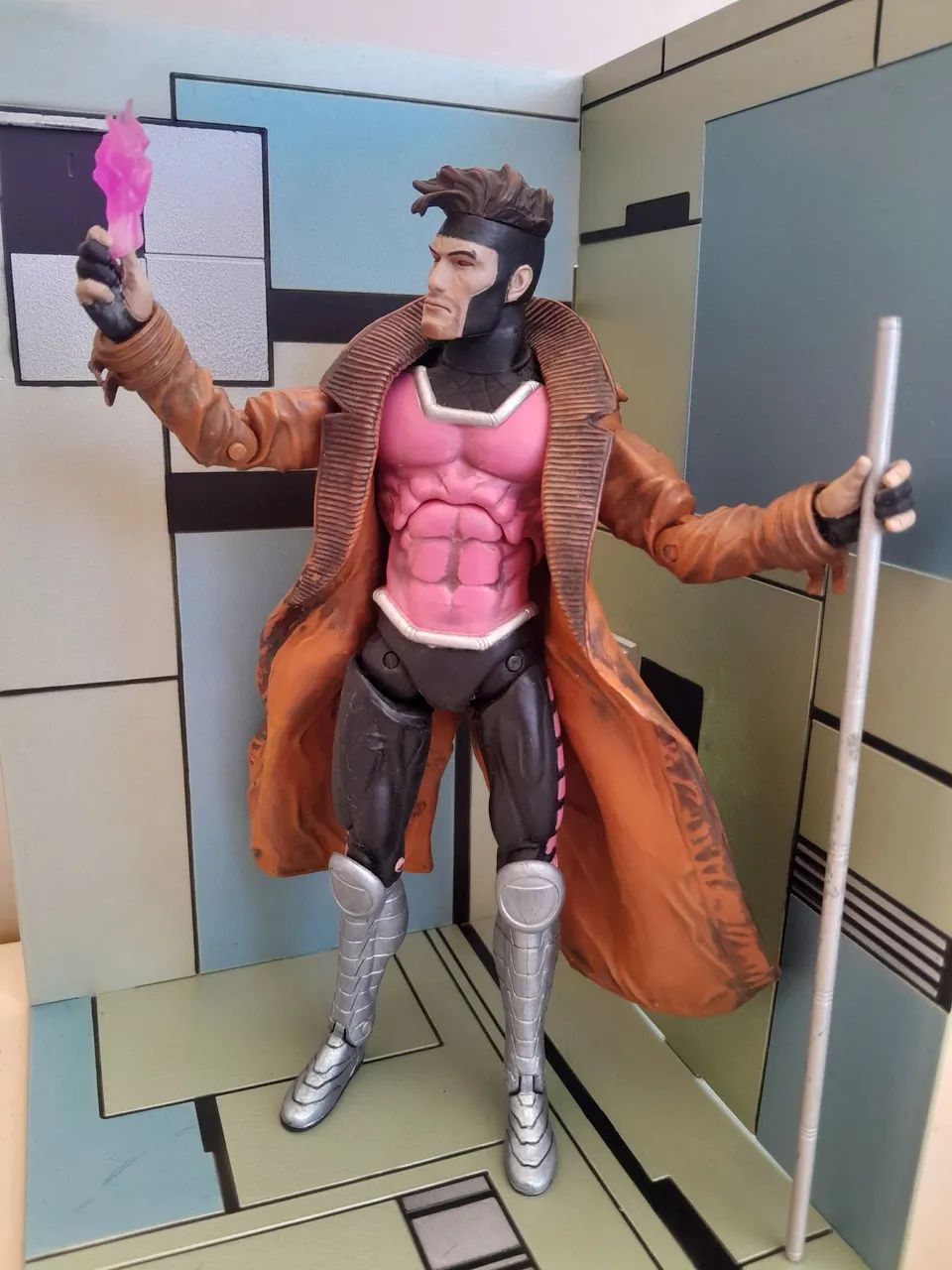 Gambit Marvel Select com base/diorama - Leia a descrição  - Foto 2