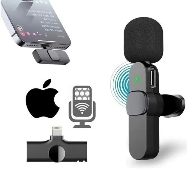 Microfone de Lapela S/fio Iphone Lightning Le-930 Lelong *ENTREGA GRÁTIS* - Foto 3