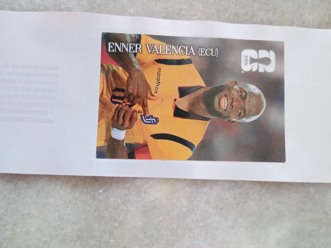 Figurinhas Enner Valencia (ECU) e Raúl Jiménez (MEX) Coca Cola