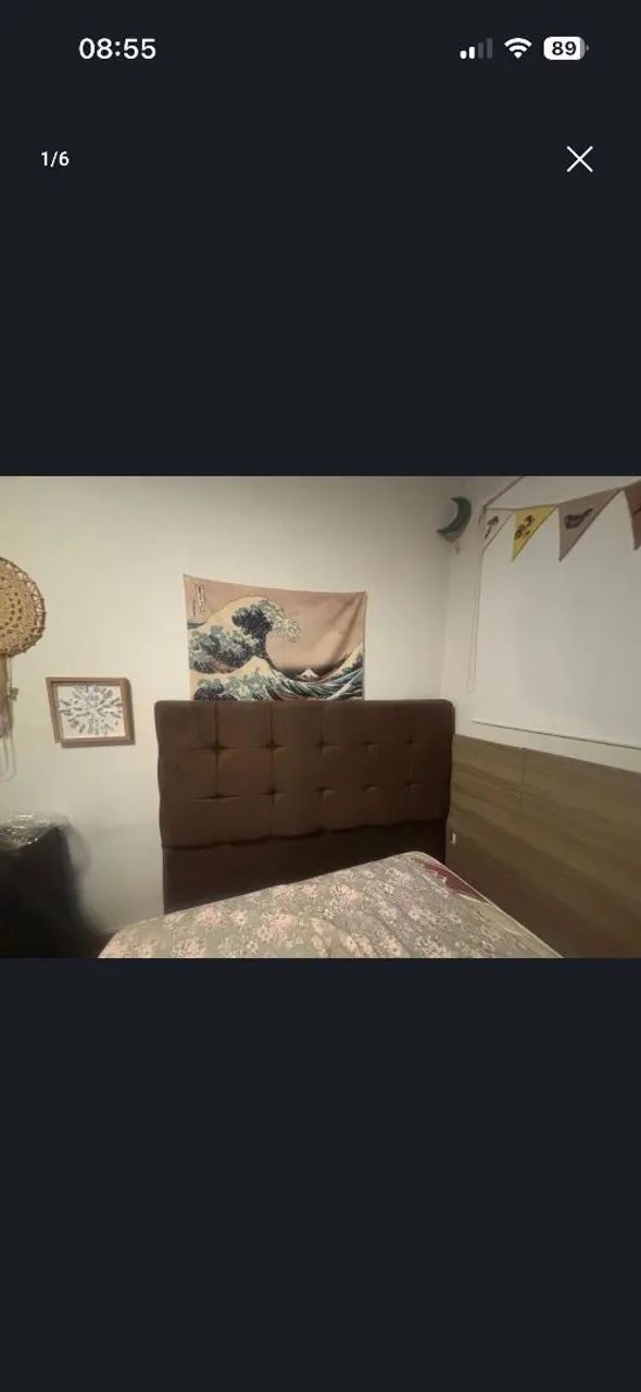 Cabeceira de Cama  Queen semi nova - Foto 3