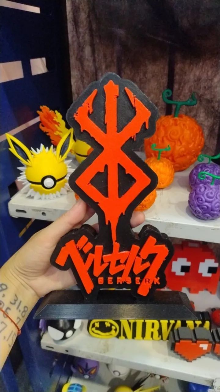 Totem Berserk - NerdDog Store - Guts Griffith Swordman Anime Geek - Foto 2