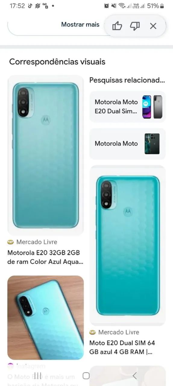 Celular Motorola E20 dual sim 32gb