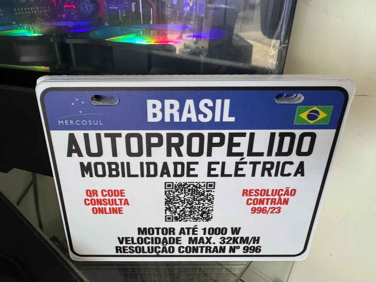 Placa autopropelido