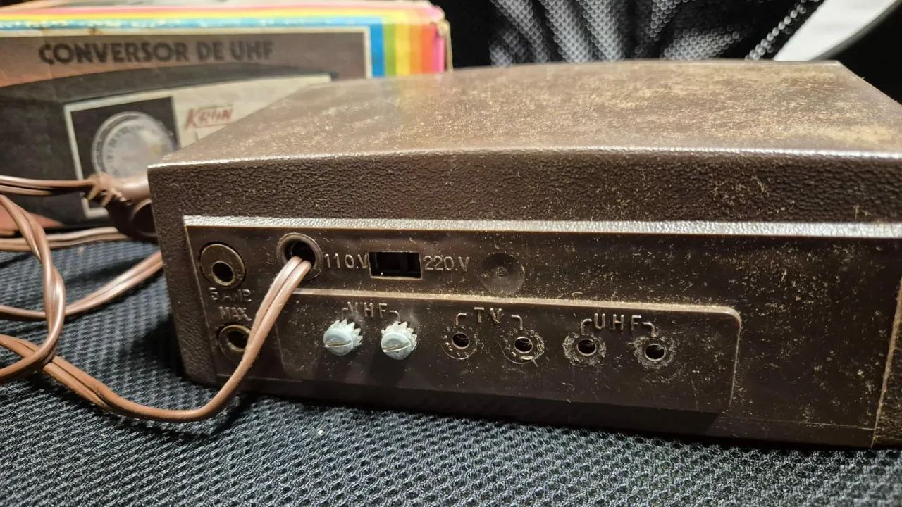 Conversor de Sinal UHF Marca Kron Anos 80 - Foto 4