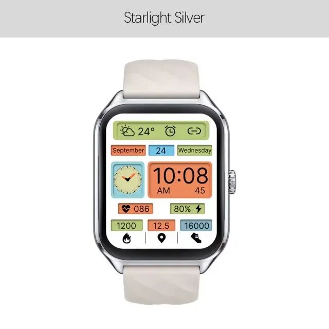 SmartWatch Zeblaze GTS 4 - Display Amoled de 1,94 Polegadas - PRATA
