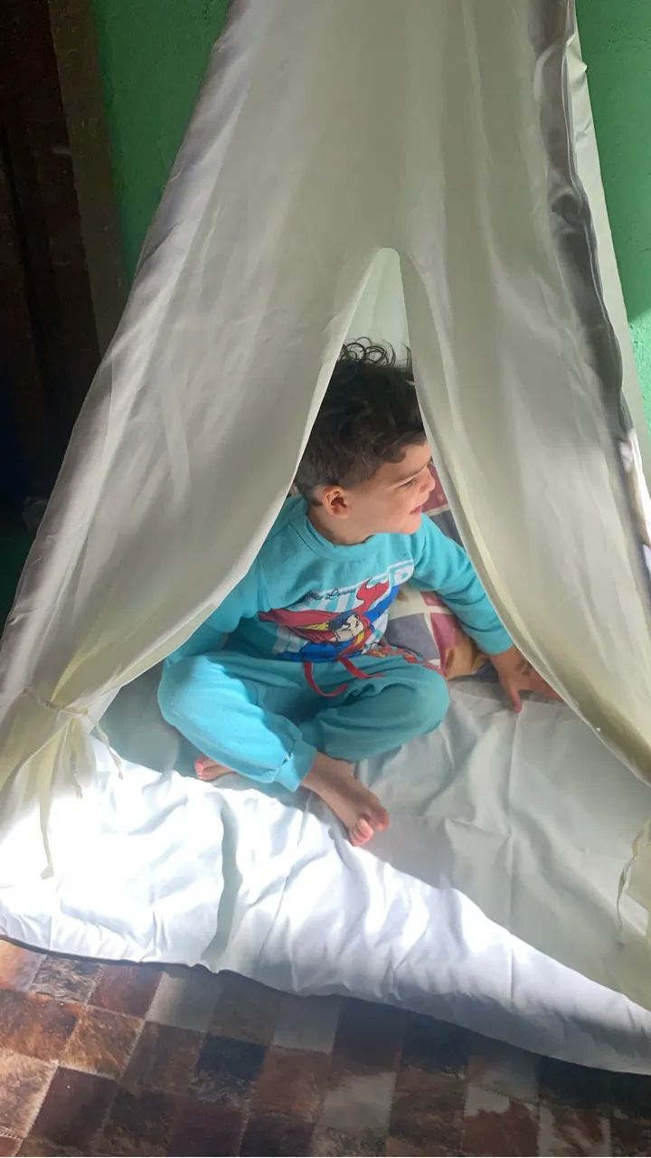 06 cabanas infantil tenda/90x90 - Foto 4