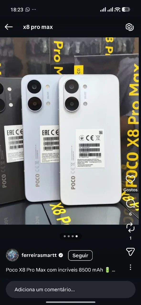 Poco X8 pro Max 256/12GB LANÇAMENTO  - Foto 4