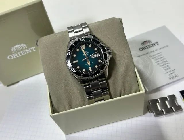Relógio Automático Orient Mako 3 Kamasu 2 RN-AA0811E Aço Inox