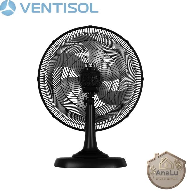 Ventilador Mesa Ventisol 30cm 6 Pas Preto - Foto 3