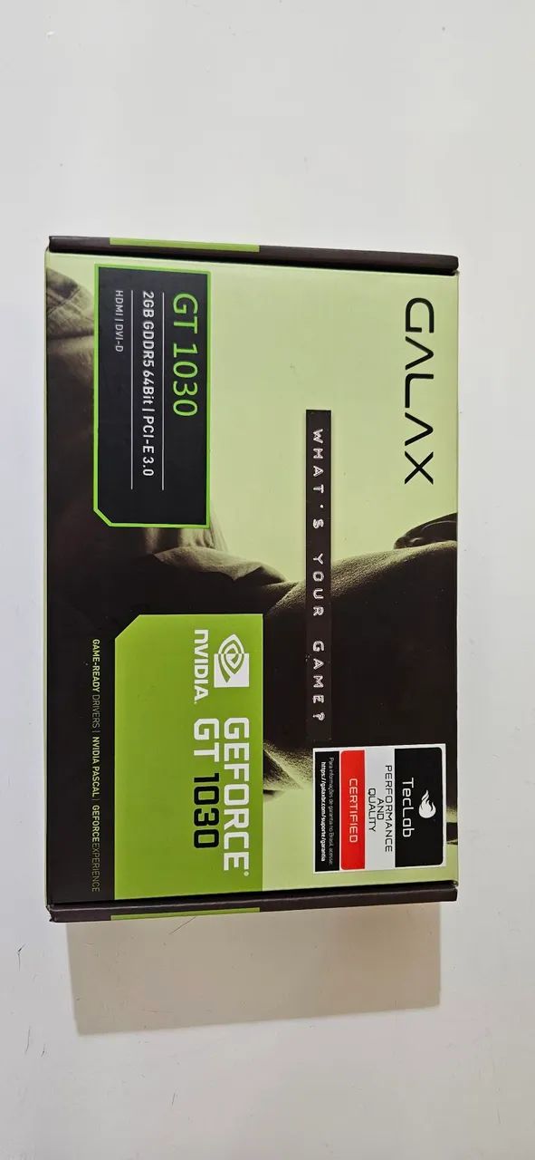 Placa de Vídeo Galax GeForce GT 1030 2GB - DDR4 64 bits - Foto 6