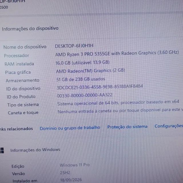 Mini pc Thinkcentre ryzen 3 com video integrado e 16 de ram - Foto 3