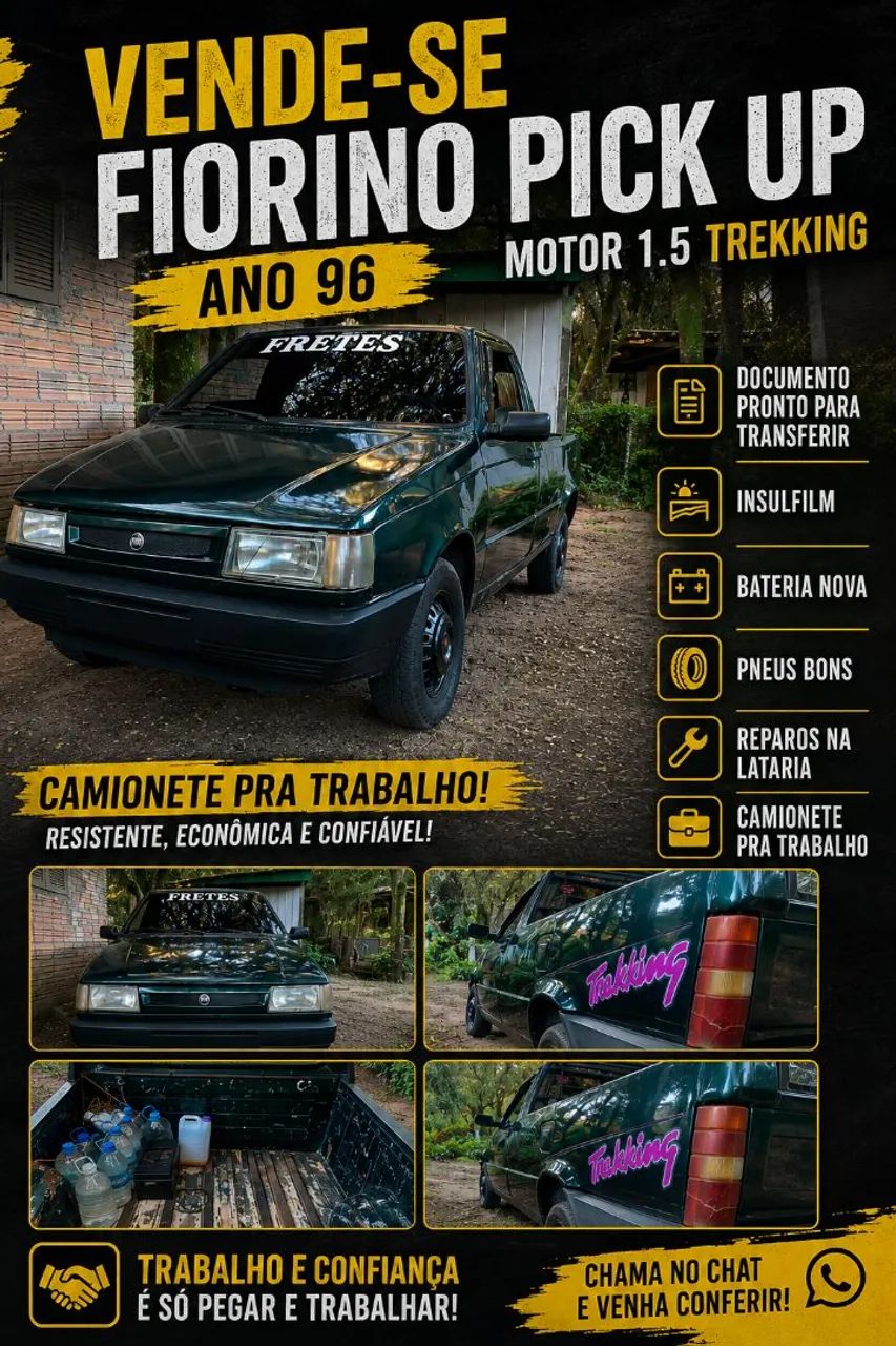 Fiat Fiorino Fiorino Pick-Up Trekking 1.5 mpi / i.e. 1996