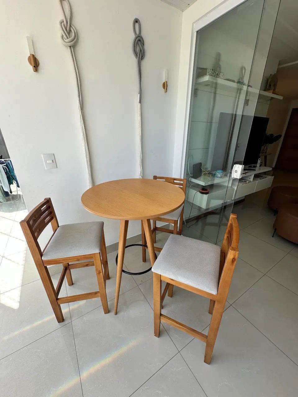 Mesa com cadeira para varanda - Foto 5