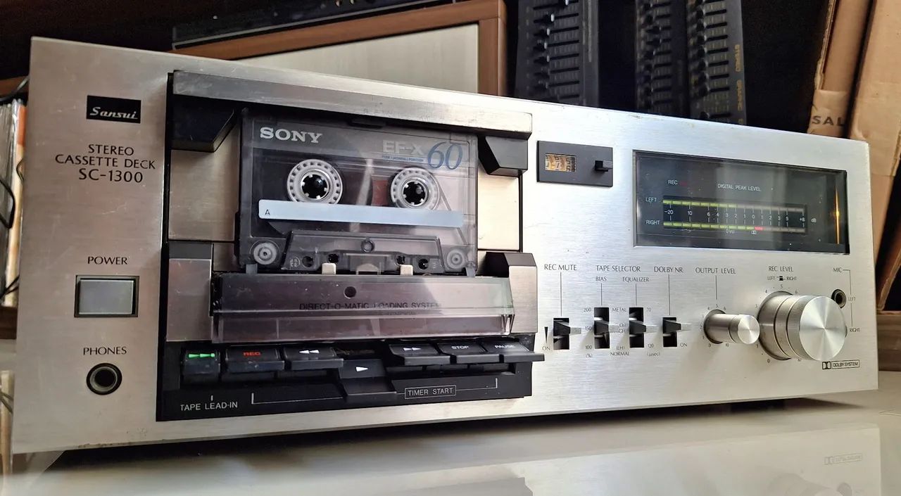TAPE DECK SANSUI SC-1300. ( LINDO ) - Foto 2