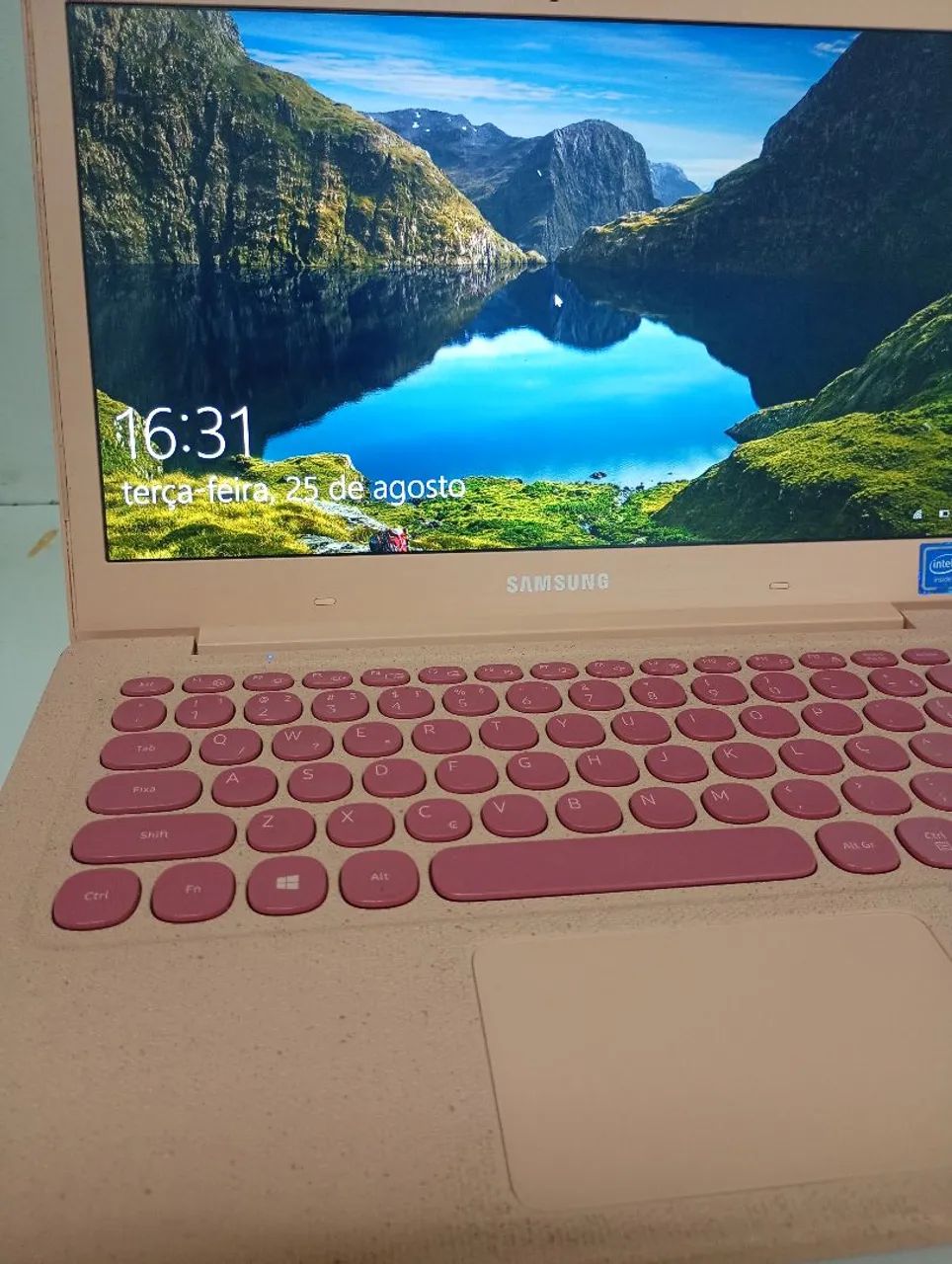 Notebook Samsung processador Intel 4 de memória ram nvme 128 - Foto 3