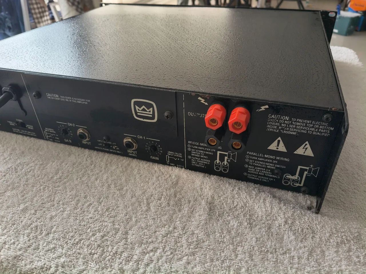 Amplificador Crow 1400 CSL - Foto 4