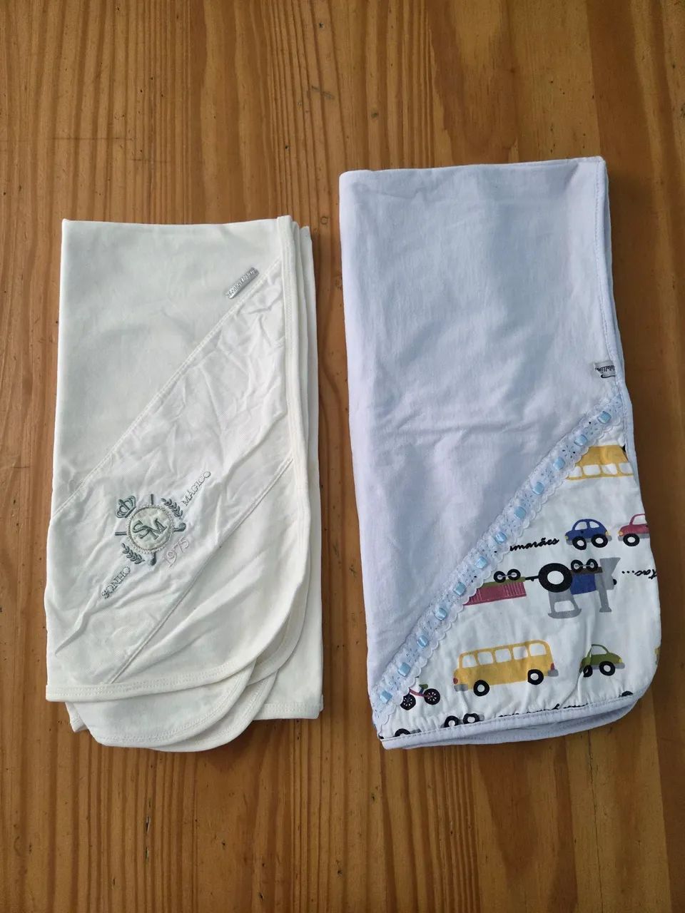 kit mantas de malha enxoval de menino