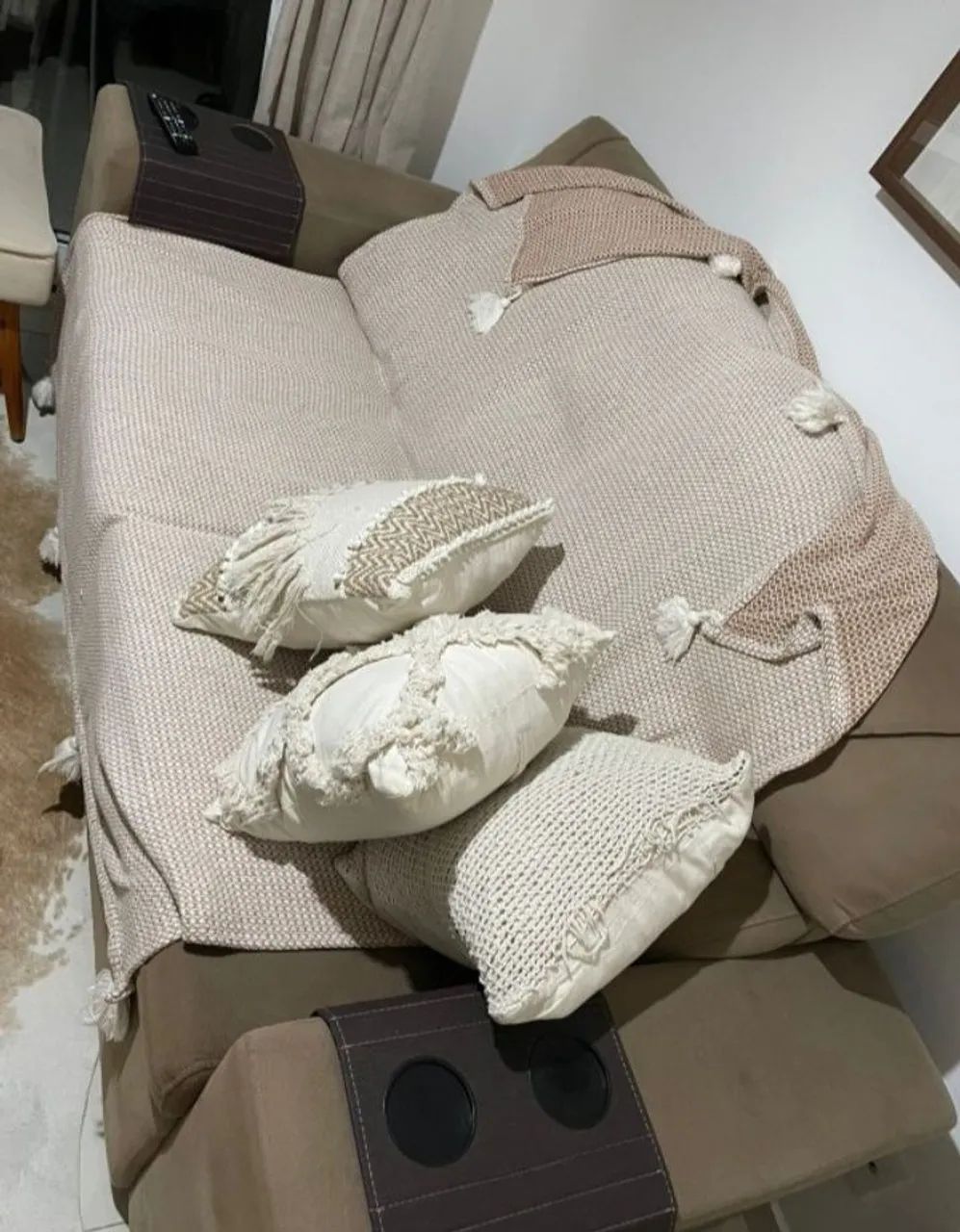 Sofa Retrátil 3 Lugares Semi Novo