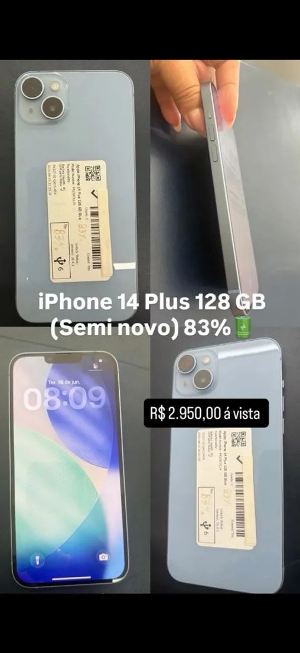 Iphone 14 Plus 128GB seminovo 