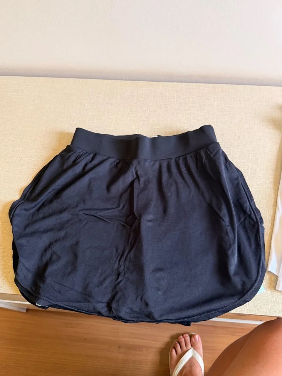 Short saia de academia 