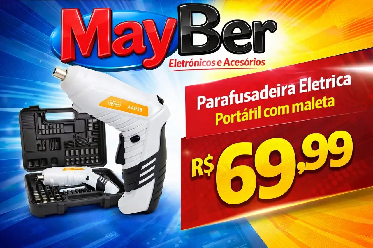 Parafusadeira elétrica 