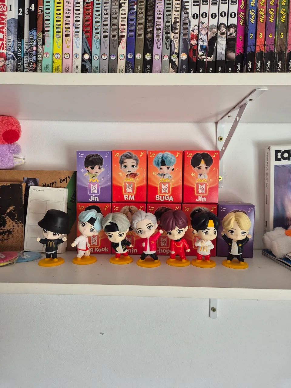 Coleção Tiny Tan BTS McDonald's 