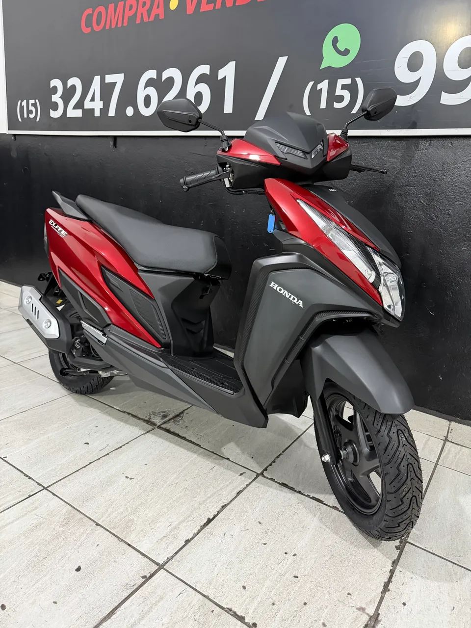 Honda Elite 125c 2027 0km já documentada e emplacada  - Foto 4