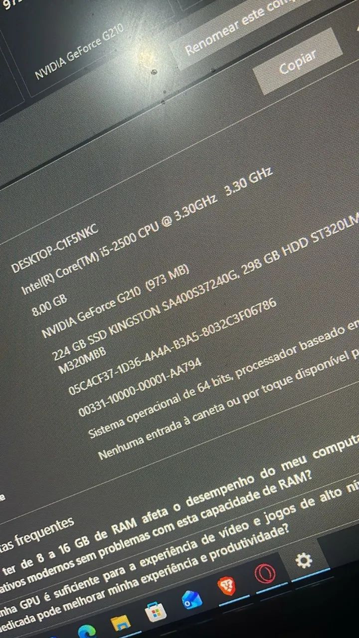 Kit i5 + 8gb + Placa mãe - Foto 2
