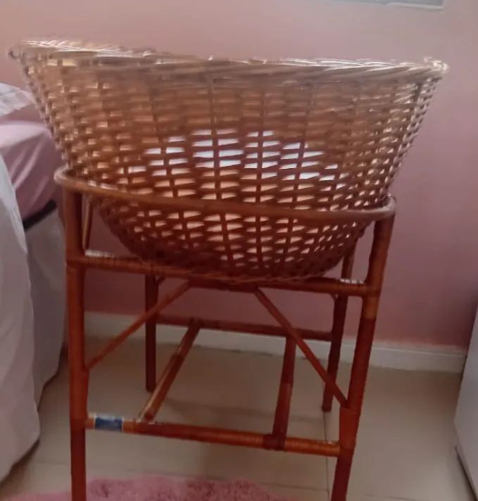 Berço vime unisex - Foto 2