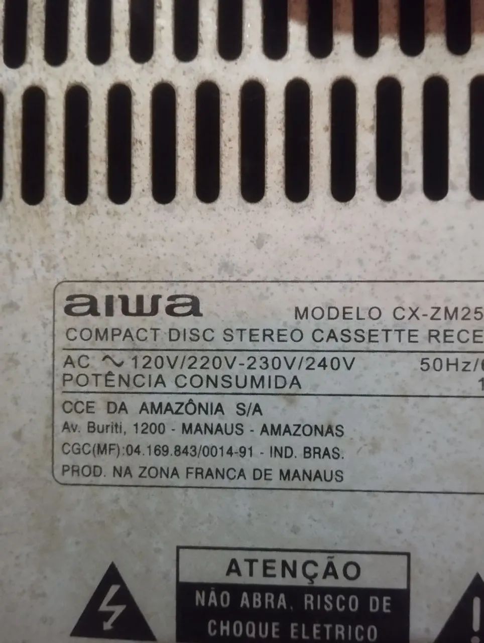 Central aiwa DEFEITO  - Foto 4