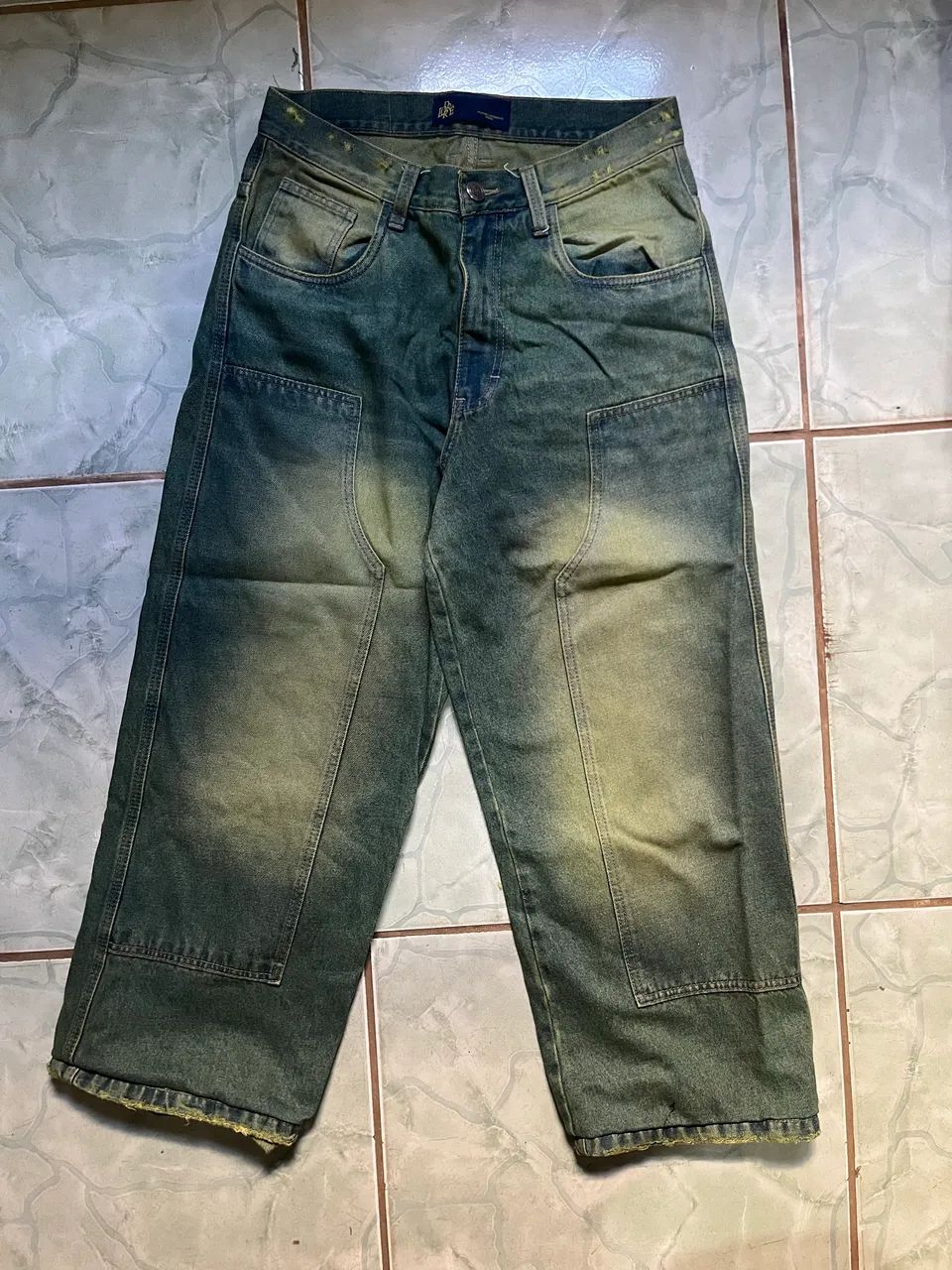 Calça baggy jeans leordre