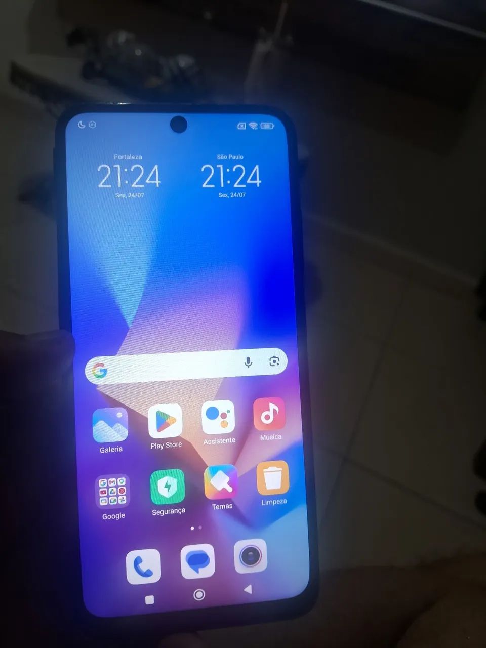 Redmi note 10S 128 gb.Com marcas de uso