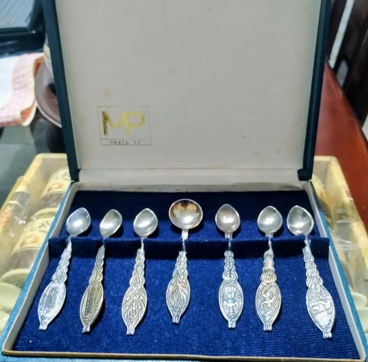 conjunto de colheres para café (ou demitasse), da marca MP "Prata 99" - Foto 2