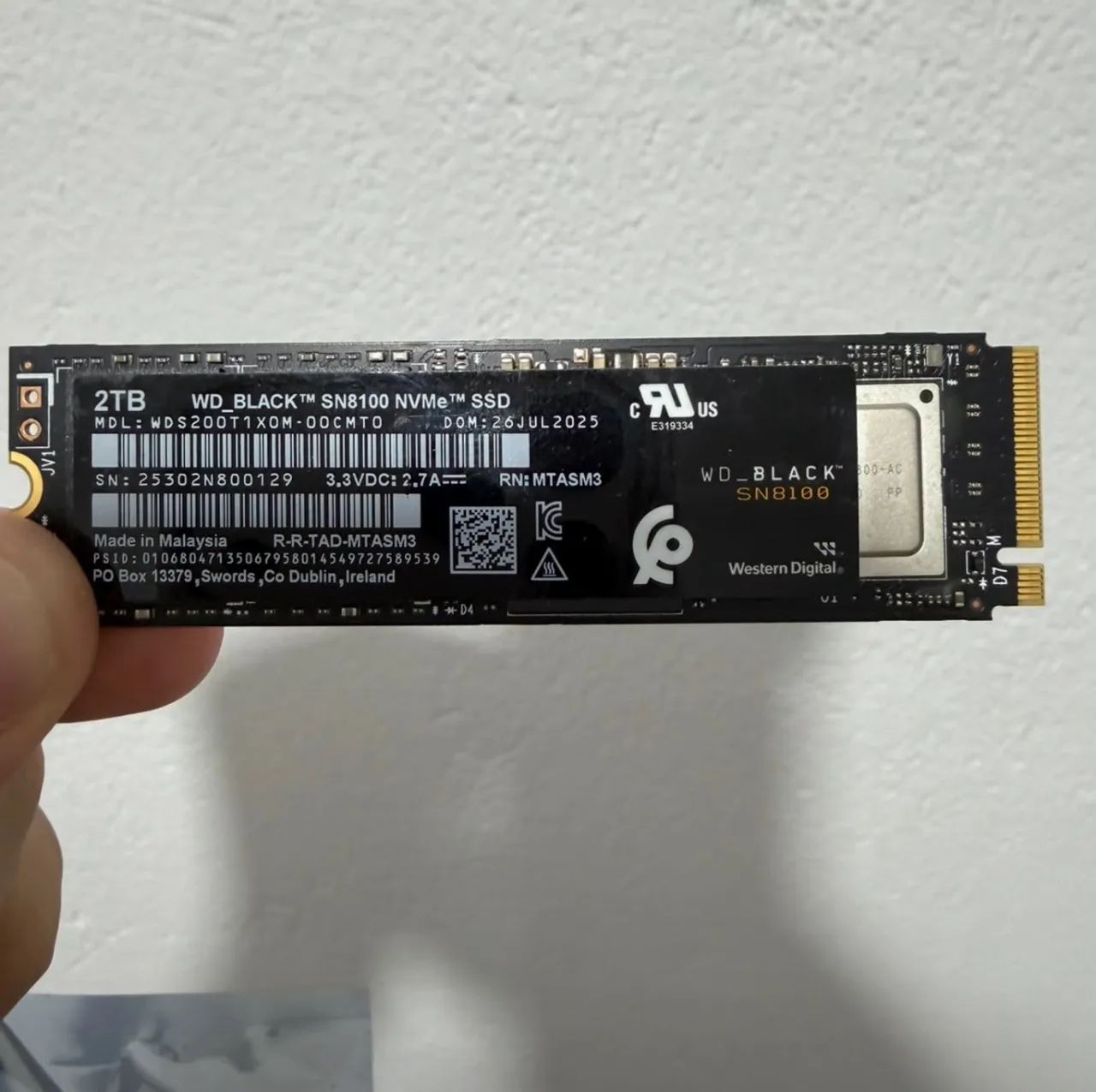 Nvme 2TB Wd Black n8100