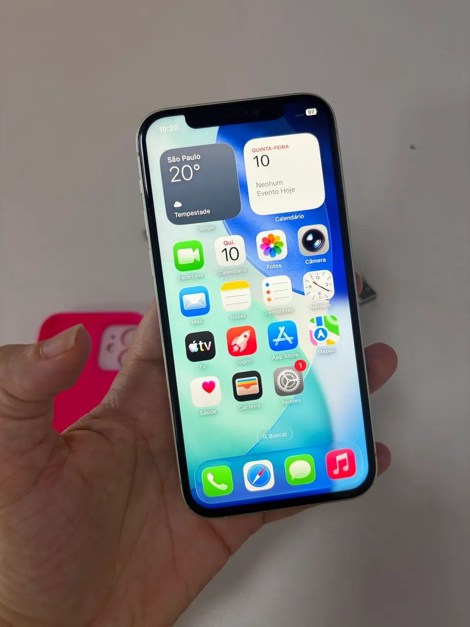iPhone 12 64 Gigas / Face ID OK / Bateria Trocada 100% - Celulares